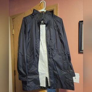 Black North Face Raincoat